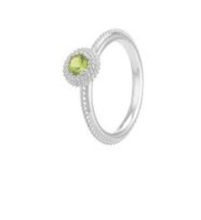 Chamilia Sterling Silver August Birthstone Size 8 Ring