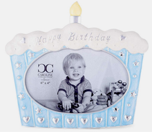 Load image into Gallery viewer, Happy Birthday Picture Frame in Pink or Blue
