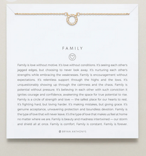 Load image into Gallery viewer, Bryan Anthonys Dainty Family Necklace In Silver or Gold
