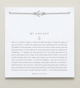 Bryan Anthonys My Anchor Necklace In Silver or Gold