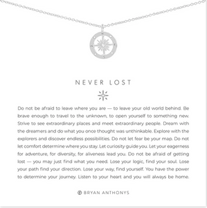 Bryan Anthonys Never Lost Necklace In Silver or Gold