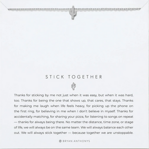 Bryan Anthonys Stick Together Necklace In Silver or Gold