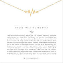 Load image into Gallery viewer, Bryan Anthonys There in a Heartbeat Necklace In Silver or Gold
