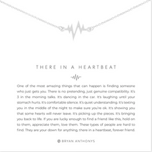 Load image into Gallery viewer, Bryan Anthonys There in a Heartbeat Necklace In Silver or Gold
