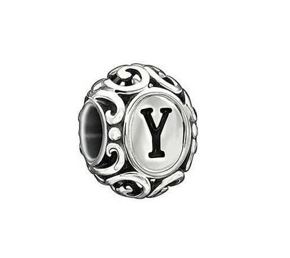 Chamilia Initial 'Y' Sterling Silver Charm