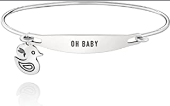 Chamilia Oh Baby Sterling Silver ID Bangle