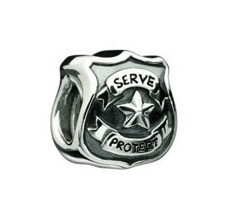 Chamilia Serve and Protect Sterling Silver Charm