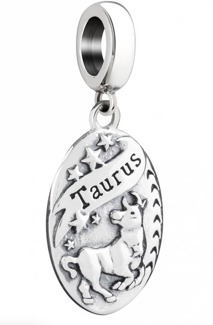 CHAMILIA Taurus Zodiac Charm Something Different Shopping