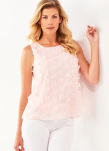 Load image into Gallery viewer, White Jasmine Blouse with Floral Appliqués - 50% Off!
