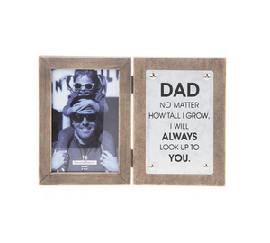 Girl Dad "I Will Always Look Up To You" Frame