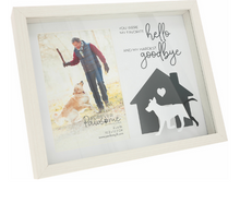 Load image into Gallery viewer, Favorite Hello and Hardest Goodbye Dog Shadow Box
