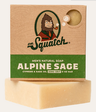 Load image into Gallery viewer, Dr. Squatch Alpine Sage 5oz Men&#39;s Natural Soap
