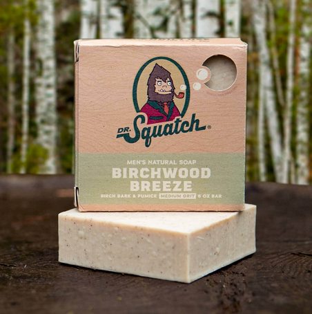 Dr. Squatch Birchwood Breeze 5oz Men's Natural Soap