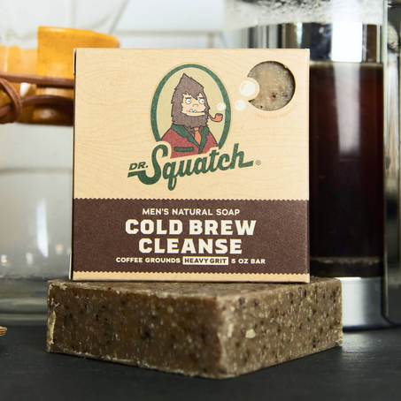 Dr. Squatch Cold Brew Cleanse 5oz Men's Natural Soap