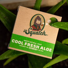 Load image into Gallery viewer, Dr. Squatch Cool Fresh Aloe 5oz Men&#39;s Natural Soap

