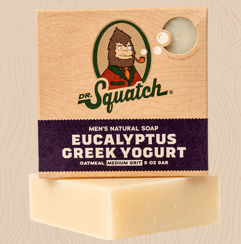 Dr. Squatch Eucalyptus Greek Yogurt 5oz Men's Natural Soap – Something  Different Shopping