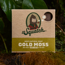 Load image into Gallery viewer, Dr. Squatch Gold Moss 5oz Men&#39;s Natural Soap
