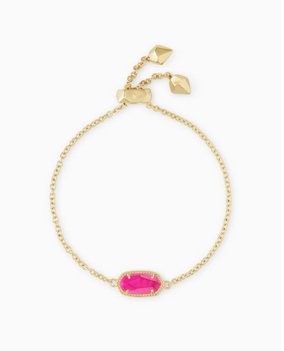 Kendra Scott Gold Elaina Bracelet In Azalea Illusion