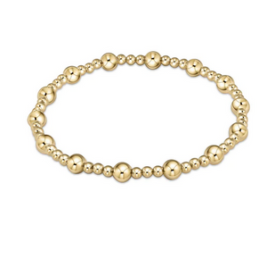 Enewton Class Sincerity Pattern 5mm Gold bead Bracelet