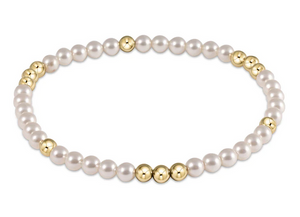 Enewton Worthy Pattern 4mm Pearl Bead Bracelet