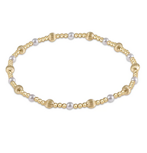 Enewton Dignity Sincerity 4mm Gold Pearl Bracelet