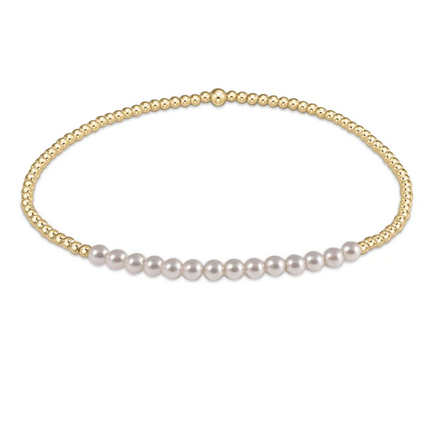 Enewton Gold Pearl Bliss 2mm Bead Bracelet