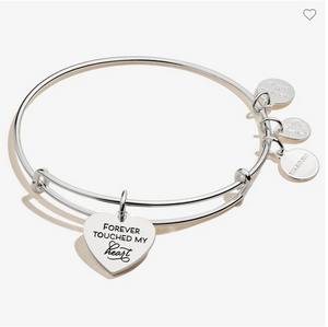 Forever Touched My Heart Bracelet in Silver or Gold