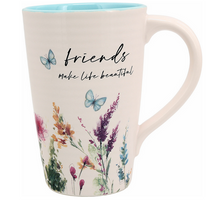 Load image into Gallery viewer, Friends Make Life Beautiful - 17 oz. Cup
