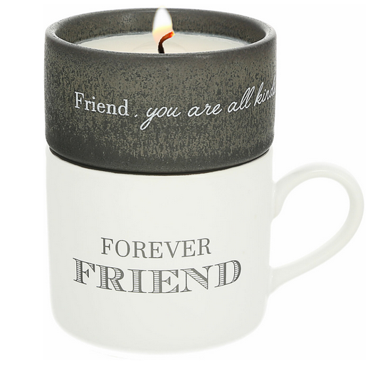 Friend Stacking Mug & Soy Candle Gift Set