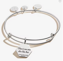 Load image into Gallery viewer, Alex and Ani Goddaughter Bangle in Silver
