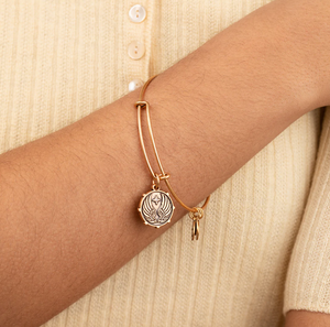 Alex and Ani Guardian Angel IV Bangle in Gold