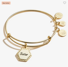 Load image into Gallery viewer, Alex and Ani Sister Bracelet in Silver or Gold
