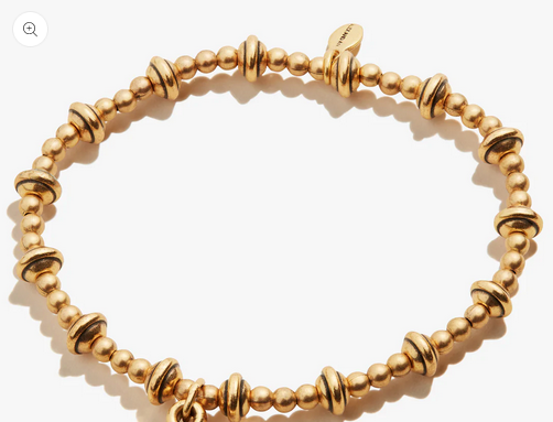 Alex and Ani Stretch Bracelet in Gold
