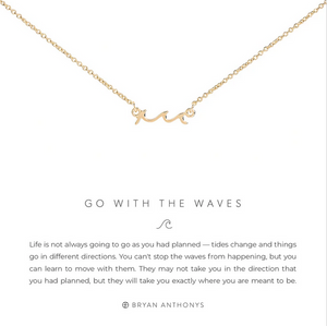 Bryan Anthonys Go with the Waves Necklace In Silver or Gold