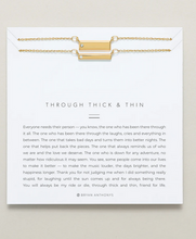 Load image into Gallery viewer, Bryan Anthonys Through Thick and Thin Necklace Set In Silver or Gold
