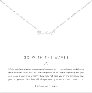 Bryan Anthonys Go with the Waves Necklace In Silver or Gold
