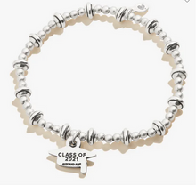 Load image into Gallery viewer, $12. Alex and Ani 2021 Graduation Stretch Bracelet in Silver or Gold
