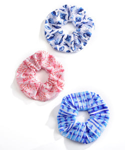 Summer themed Hair Scrunchies