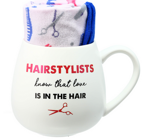 Hairstylist Mug and Sock Set