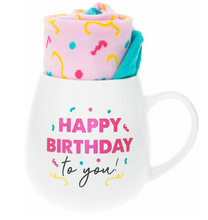 Load image into Gallery viewer, Happy Birthday Mug and Sock Set
