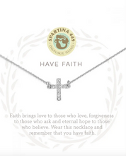 Load image into Gallery viewer, Spartina Silver Have Faith Necklace
