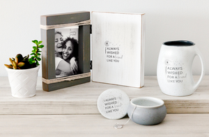 I Always Wished For A Friend Like You - 5.5" x 7.5" Hinged Sentiment Frame (Holds 4" x 6" Photo)