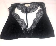 Load image into Gallery viewer, Black Lace Bralette
