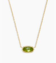 Load image into Gallery viewer, Kendra Scott Gold Elisa Necklace In Peridot Illusion
