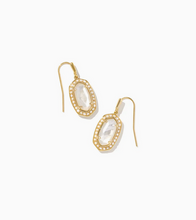 Load image into Gallery viewer, Kendra Scott Gold Pearl Beaded Lee Drop Earrings In Ivory Mother Of Pearl
