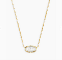 Load image into Gallery viewer, Kendra Scott Gold Elisa Necklace In Ivory Mother of Pearl
