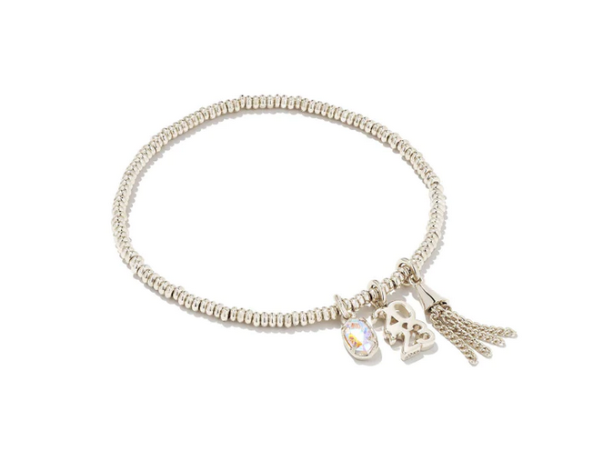 Kendra Scott 2023 Silver Graduation Stretch Bracelet