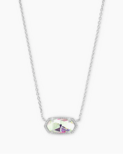 Load image into Gallery viewer, Kendra Scott Silver Elisa Necklace In Dichroic Glass
