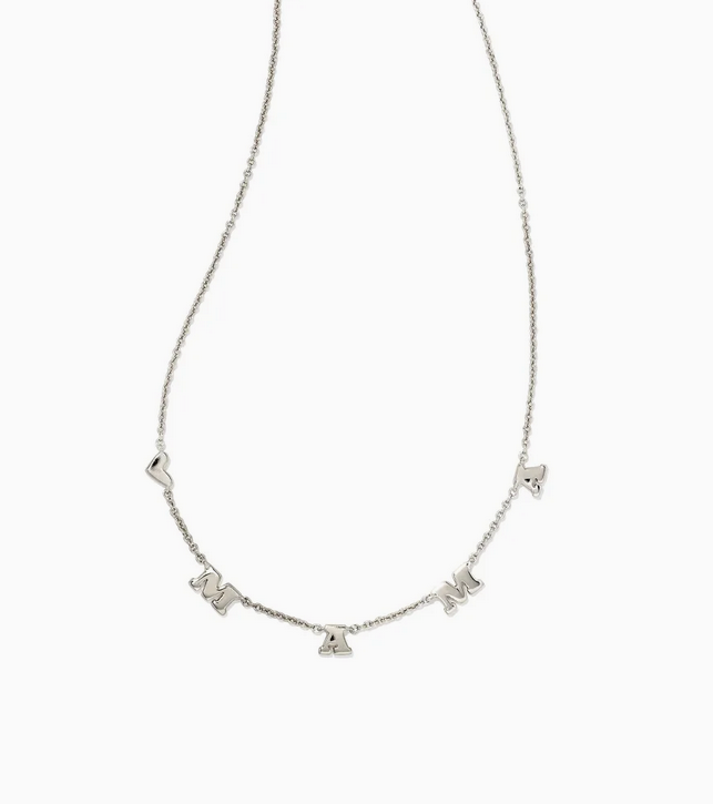 Mama Cz Necklace, Silver – Natalie B. Jewelry