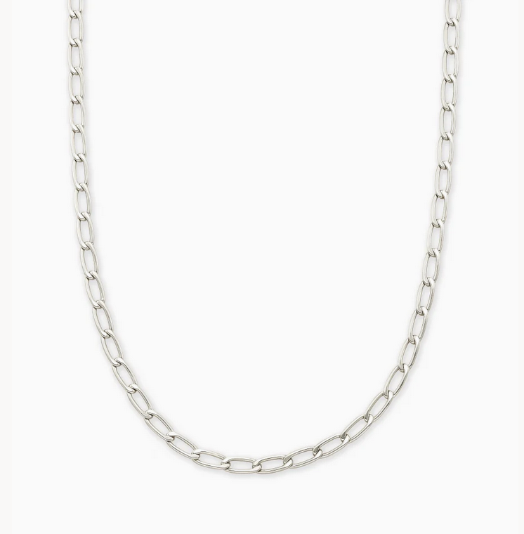 Kendra Scott Silver Merrick Chain Necklace